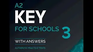 A2 KEY for Schools 3 - Listening Test 3 (With Answers)