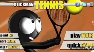 Stickman Tennis 01 Gameplay (2000) (Fan made)