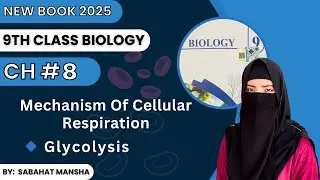 Mechanism Of Cellular Respiration | Glycolysis | Class 9 Biology | Chapter 8 | Lecture 7 | New Book