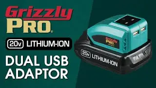 *Discontinued* Grizzly PRO 20V Li-Ion USB Adaptor T30301
