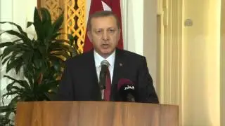 Turkish President Recep Tayyip Erdogan in Qatar