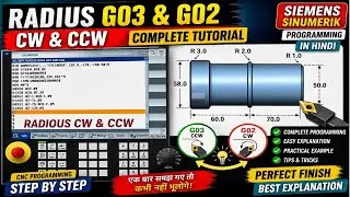 #RADIOUS WITH G02 & G03 IN SIEMENS CONTROL