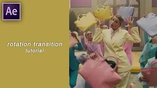 rotation transition | after effects tutorial