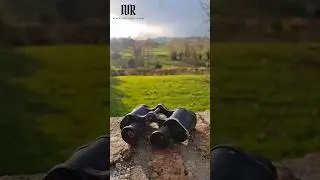 Вот как измеряется расстояние с помощью немецкого дальномера времён Второй мировой войны! #бинокл...