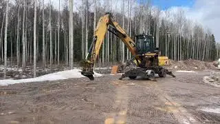 Used Caterpillar M322D MH 2008 Wheeled excavator | equippo.com