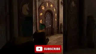 Hogwarts Legacy - How to Solve Grand Staircase Door Puzzle Guide #Shorts