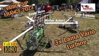EPIC ! 3X LAMA VARIO TURBINE RC AT THE SAME TIME IN THE AIR - 2023 VARIO CUP EVENT IN CHARTREUSE