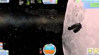 KSP removing booster and docking base