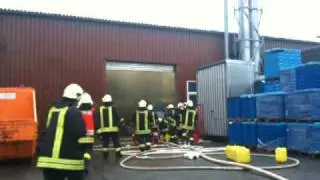 TV.NEWS-Oberberg.de: Trockenofen @Beschichtungen Klever, Zum Hornbruch, Wiendest entz&uuml;ndete