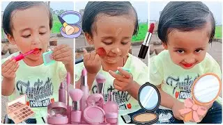 আমার বেবি টা মেকাপ করে কোথায় যাবে দেখো 😱 Baby Mekup Video #mekup