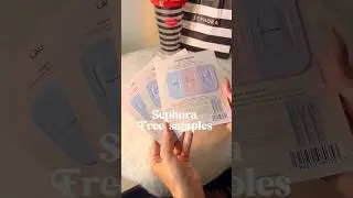 Free samples from Sephora &hearts;️📸🫰 #freesamples #sephora #aesthetic #viral #shorts #subscribe #makeup