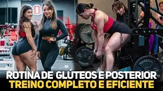ROTINA DE GLÚTEOS E POSTERIOR, TREINO COMPLETO E EFICIENTE #meccaparaelas
