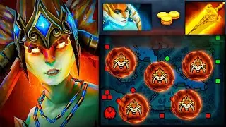 Solo Throne Defense Like a Beast! 🔥Naga Siren 39 Kills Insane Comeback!