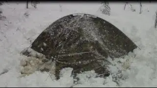 USGI TCOP Combat Tent 24 hrs in Heavy Rain, Sleet and Snow (Short Version)