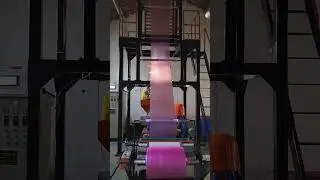 ABA Co-extrusion film blowing machine#plastic film-making machine#biodegradable plastic film product
