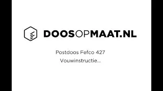 Postdoos Fefco 427