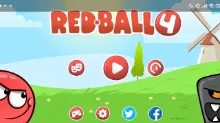 Играем в Red Ball 4. 1-8 уровень