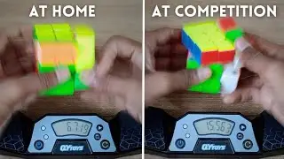 Cubing At Home VS At Competition