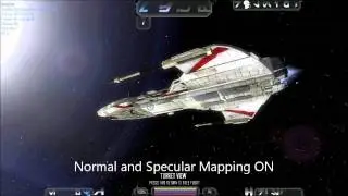 Marauder Class Corvette - Normal and Specular Mapping