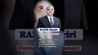 Assassination Of RAFIK Hariri