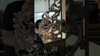 Carving Shades for Pipe Organ in Mid German Baroque Style #woodcarving #woodworking #wood