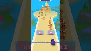 Fish Run 3d. level 4. #gamingshorts #running #3d #fish #shorts
