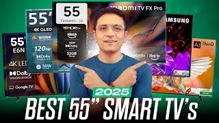 Best 55-Inch Smart TVs in India (2025) | Sony, LG, Samsung, TCL, Xiaomi & More