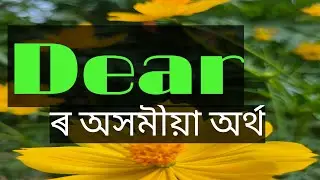 Dear meaning in Assamese