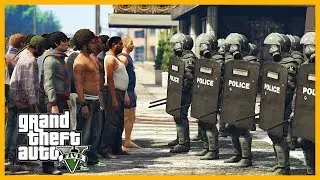 NEBEZPEČNÝ PROTEST & ZÁCHRANA ŠÉFA SWAT JEDNOTKY (GTA 5 Módy)