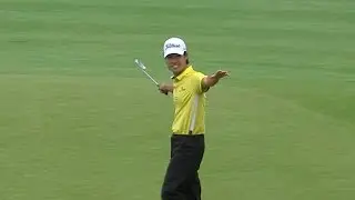Kevin Na&rsquo;s birdie bomb on No. 15 at The Greenbrier