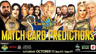 WWE Crown Jewel 2025 Perth - Match Card Predictions