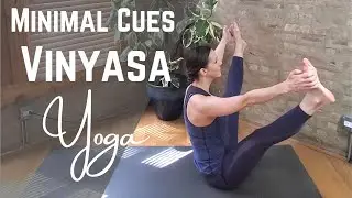 VINYASA YOGA MINIMAL CUES. 50 minute yoga flow // Intermediate level yoga practice.