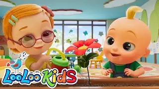 🌸 A Flower in My Garden + Hello Song - Nature's Melodies with LooLoo Kids!