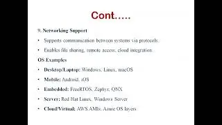 Introduction to OS Part 1