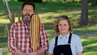 Amy Poehler and Nick Offerman Get Crafty in DIY Show Making It