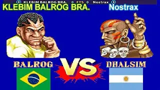 Street Fighter II': Champion Edition - KLEBIM BALROG BRA. vs Nostrax FT5