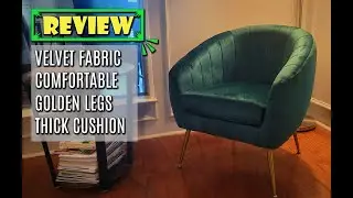 Modern and Cozy: Yaheetech Velvet Accent Chair - Review