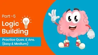 Logic Building #5 Flowchart Practice Question Answers (Easy & Medium) | AlphaVerse Jr