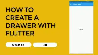 How to create drawer Layout using Flutter