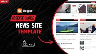 😱Топ-3 лучших шаблонов для новостных сайтов на Blogger в 2026 году