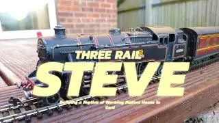 Three Rail Steve Building a Replica of Warmley Station House in Card             #Hornby Dublo#