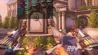 Overwatch fps test with RTX 3070