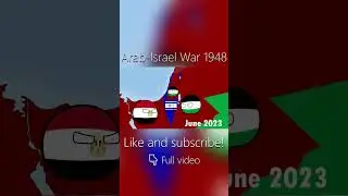 Arab Israel War 1948 | Countryballs