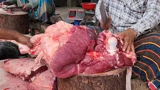 Butcher Knife Restoration Professional Butcher Knives Skills।। Meat Cutting #skills #beef #meat