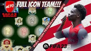 FULL ICON TEAM IN FUT CHAMPS!!! | FIFA 23 RTG EPISODE #170