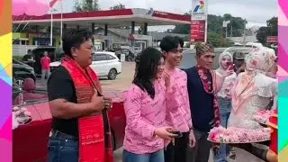 MasyaAllah,, Penyambutan Zahra, Eby, dan pak gondang pagi ini bak penyambutan kepala negara