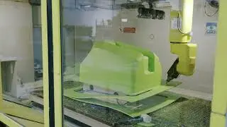5-axis milling of a vacuum-formed part