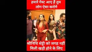 rocking star Yash with Shrinidhi setty and Sanjay Dutt, Raveena Tandon #yash #shrinidhi #sanjaydutt