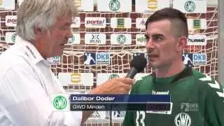Interviews nach dem Spiel GWD Minden - HC Erlangen