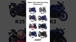 Yamaha R Series Bikes Exhaust Note Comparison #yamaha #r1 #r6 #r3 #r15 #r7 #r1m